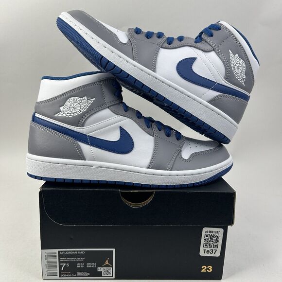 Nike Shoes Air Jordan 1 Mid Retro “True Blue” 2024 main image 4